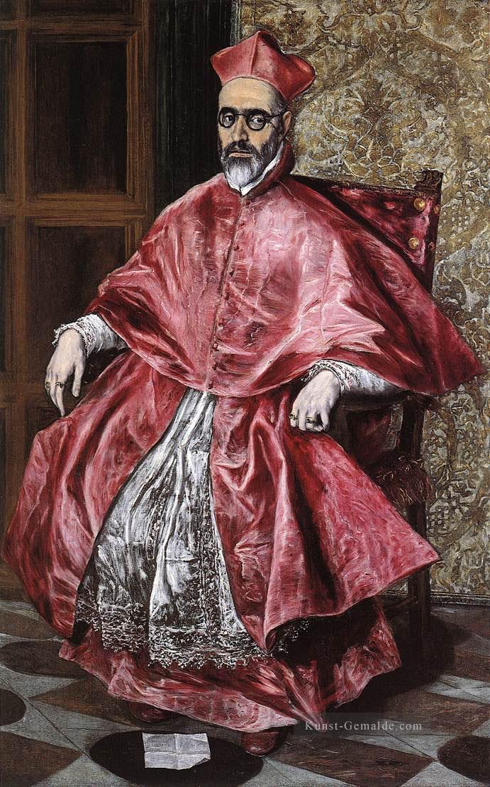 Bildnis eines Kardinals Manierismus spanischen Renaissance El Greco Ölgemälde